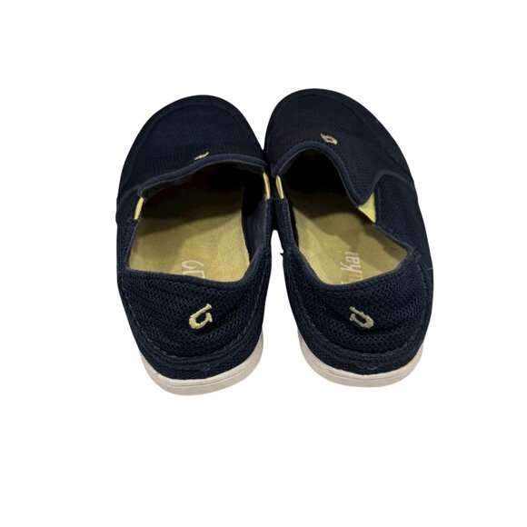 Navy Blue Olukai Mesh Slip-On Shoes For Kids - Lightweight & Breathable size 12 - Picture 3 of 7